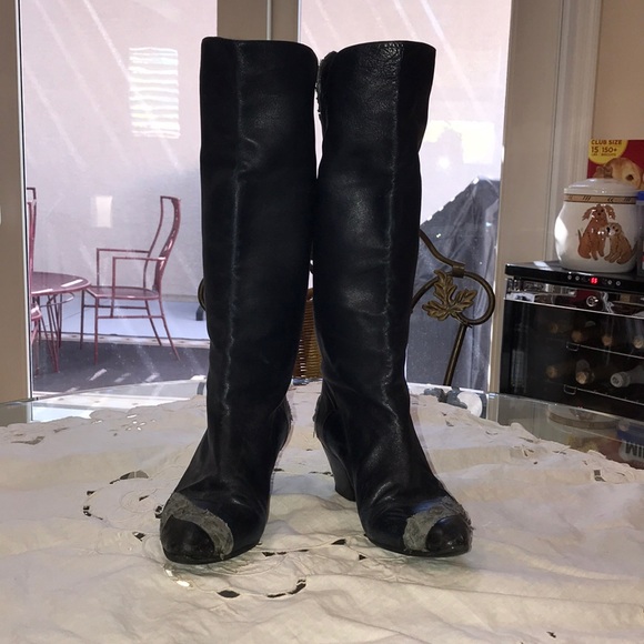 MAUD FRIZON Shoes - Maud Frizon Black Leather Boots